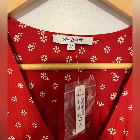 NWT Madewell Sophia Mini Dress in Bandana Flower - Picture 2 of 8